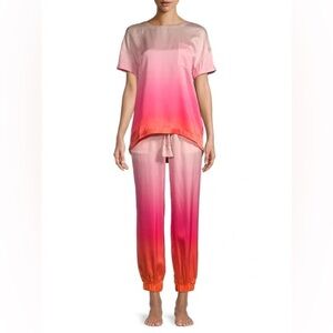 Badgley Mischka Short Sleeve 100% Silk Tee Size L